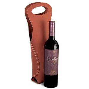 Vacavaliente Rustic Brown Leather Wine Bottle Carrier